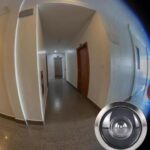 vizor cu camera si inregistrare la bloc